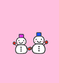 Snowmen in love