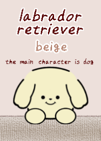 labrador retriever dog theme1 beige