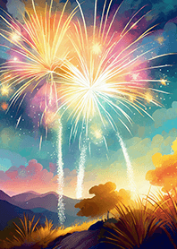 Beautiful Fireworks Theme#454