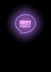 Love Iris Purple Neon Theme
