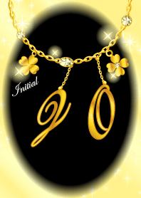 【Q&O】イニシャルチャーム運気UP!ゴールド