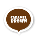 Caramel Brown Button In White V.4 (JP)