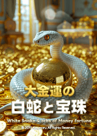 大金運の白蛇と宝珠 3