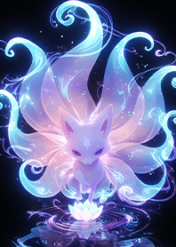 Lotus Pond Purple-Blue Fox King_PurpleJP