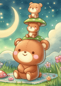 Little bear is cute and bright v.2