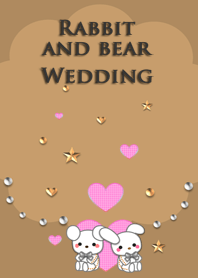 Rabbit and bear<Wedding>