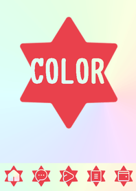 red color rainbow  S18