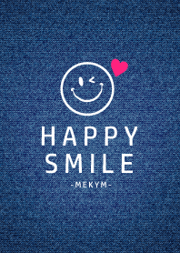 HAPPY SMILE DENIM HEART - MEKYM 15