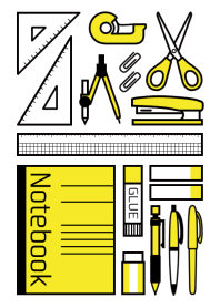 STATIONERY SET[YELLOW]