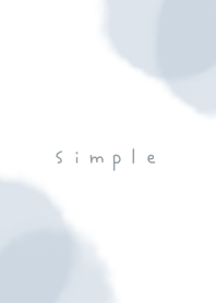 シンプル水彩 / ブルーグレー
