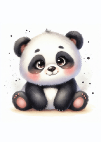 微笑貓熊的一天