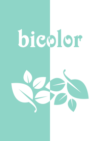 BICOLOR [GreenLeaves] Blue&White 154