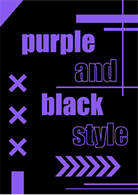 purple and black style