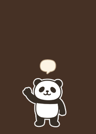 Waving Panda | Chocolate Brown#4