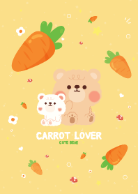 Teddy Bear Carrot Lover Kawaii