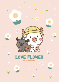 ควายน้อย ดอกไม้น่ารัก สวีทท