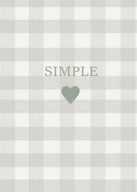 SIMPLE HEART //check_dustygreen