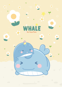 Whale Unicorn Flower Garden Cutie