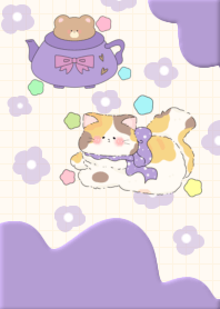 Little Cat Teapot Brown Bear1