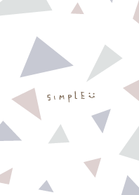 シンプル大人 三角11