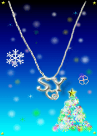 イニシャル S&Y(イルミネーションツリー)