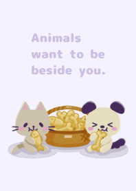 Animals want to be beside you.049-2 L PL