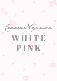 Crown Nyanko. white pink.