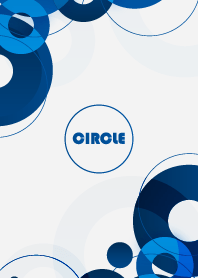 Circle BLEACHED SILK BLUE