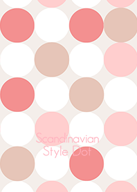 Scandinavian Style Dot Red