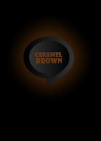 Caramel Brown Button In Black V.4