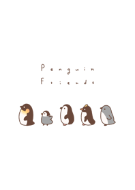 企鵝朋友 /white