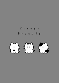 whisker cats/gray black