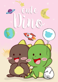 Cute Dino.(Pink Galaxy Ver.2)