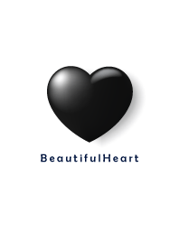 Beautiful Heart-BLACK PLUMP 24