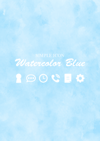 SIMPLE ICON Watercolor Blue