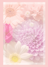 Flowers and hearts. Colorful -47-