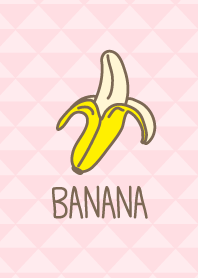 バナナ-ピンク三角-