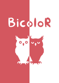 BICOLOR [owl] Red&White 141