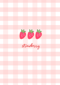 strawberry plaid -red2-