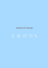 Simple life design -summer blue5-