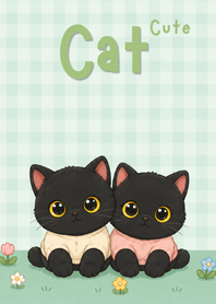 Cute Black Cats Cozy Sweater