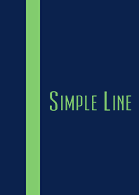SIMPLE LINE*navy and green