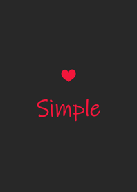 手寫極簡風-愛心(紅色)