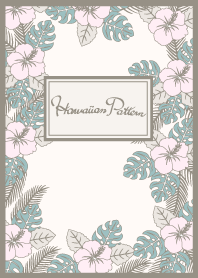 Hawaiian Pattern -green & pink- :E