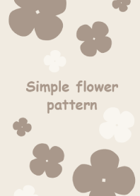 Simple flower pattern