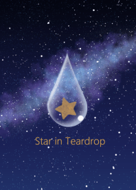 Star in teardrop