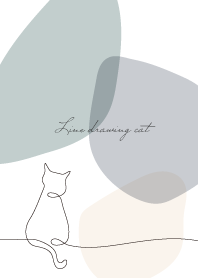 Line drawing cat_02