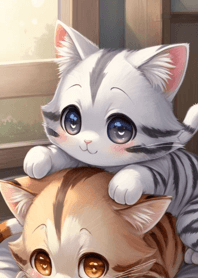 Q version cute cat 8eDdC5