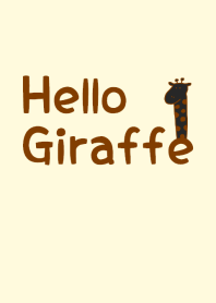 Hello Giraffe brown 14