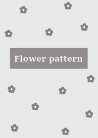 flower pattern (gray)